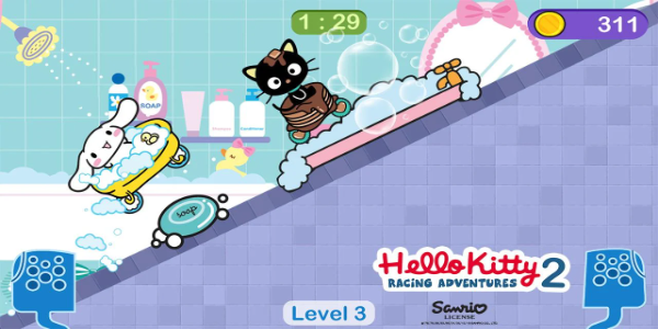 Schermata Hello Kitty games - car game 1