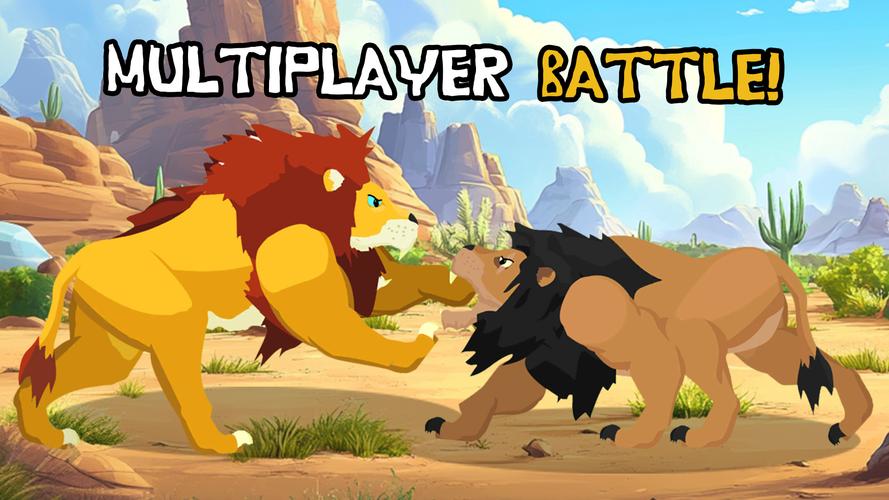Lion Fights Savannah Animals應用截圖第3張
