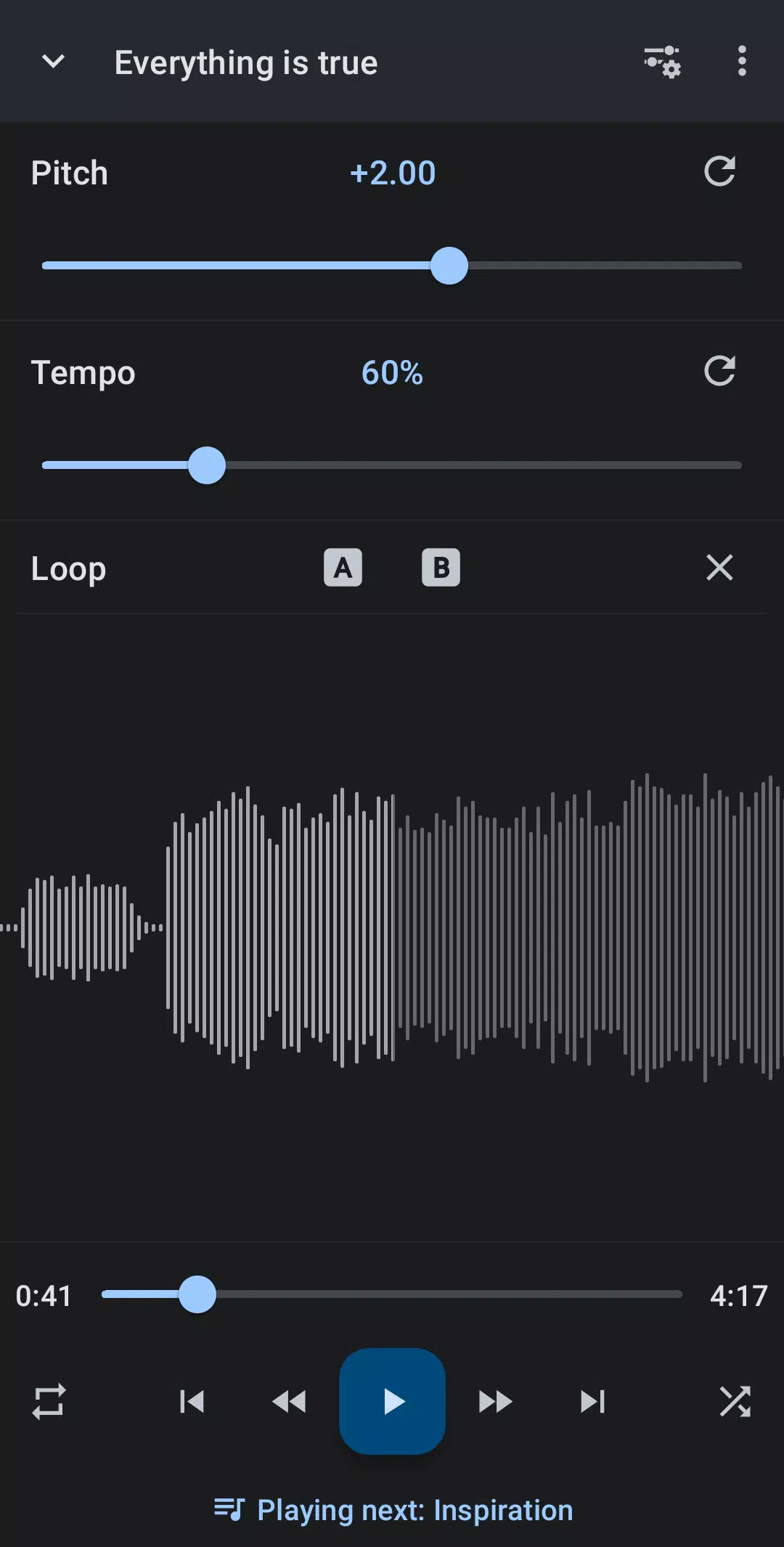 音樂速度變更器應用截圖第0張