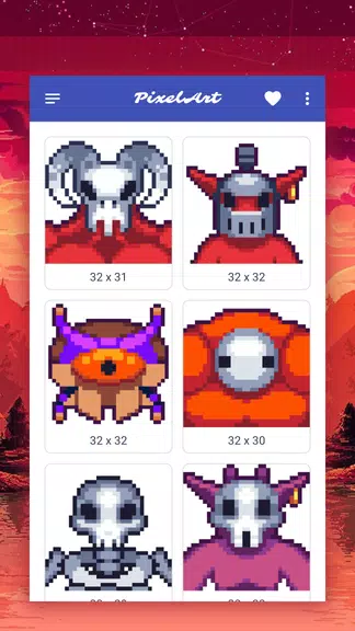 How to draw pixel monsters スクリーンショット 1