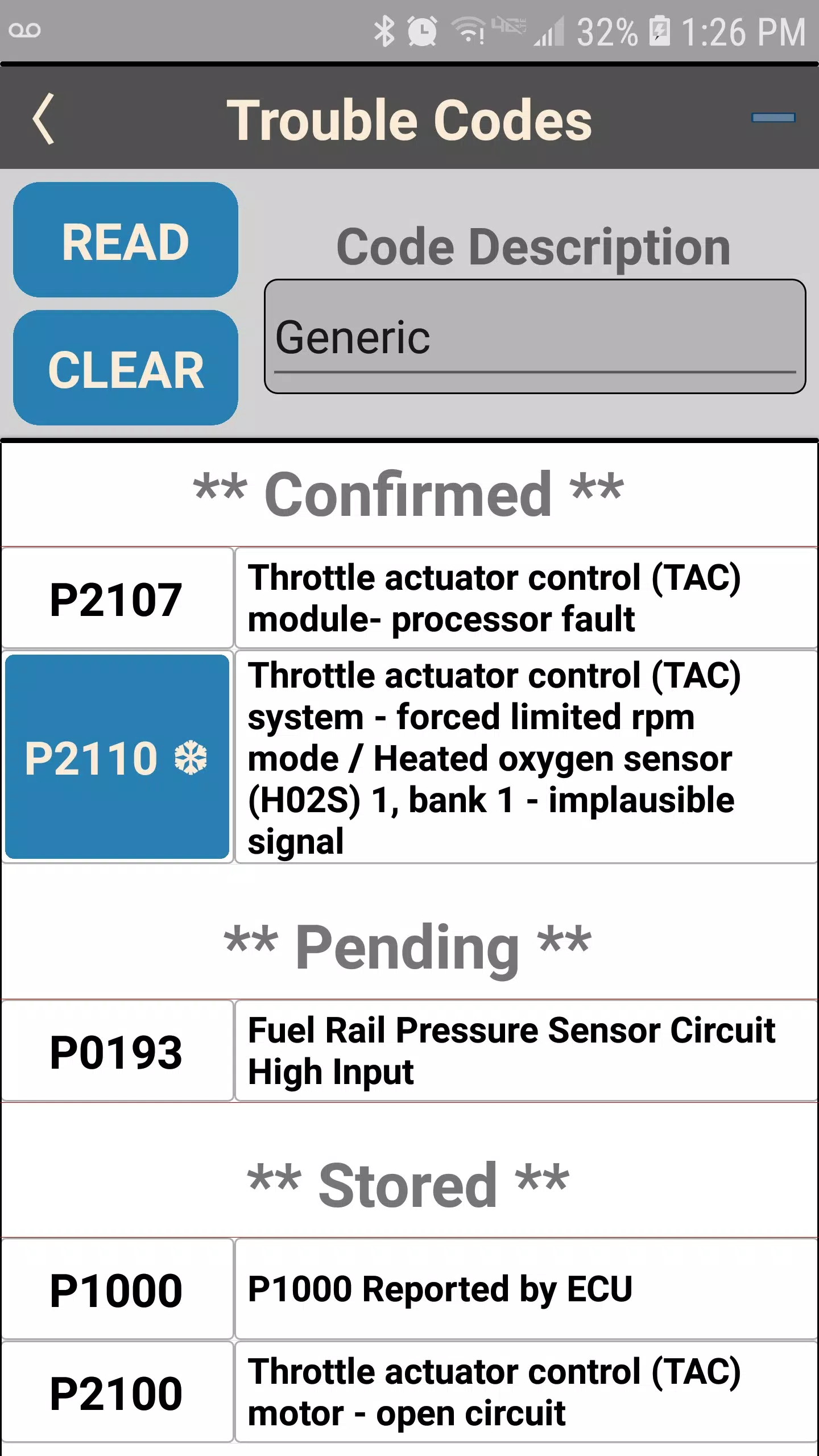 OS OBD2 Interface Скриншот 1