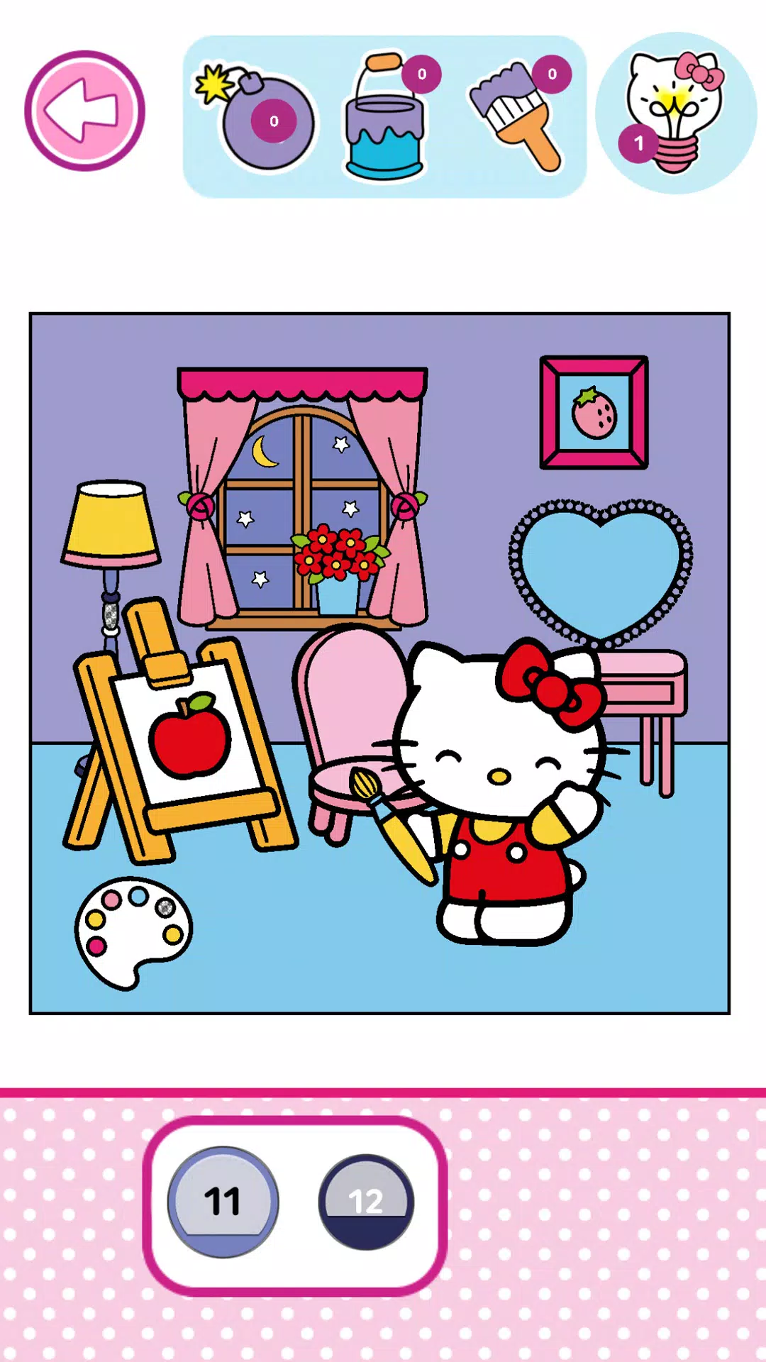 Hello Kitty: Coloring Book Schermafbeelding 3