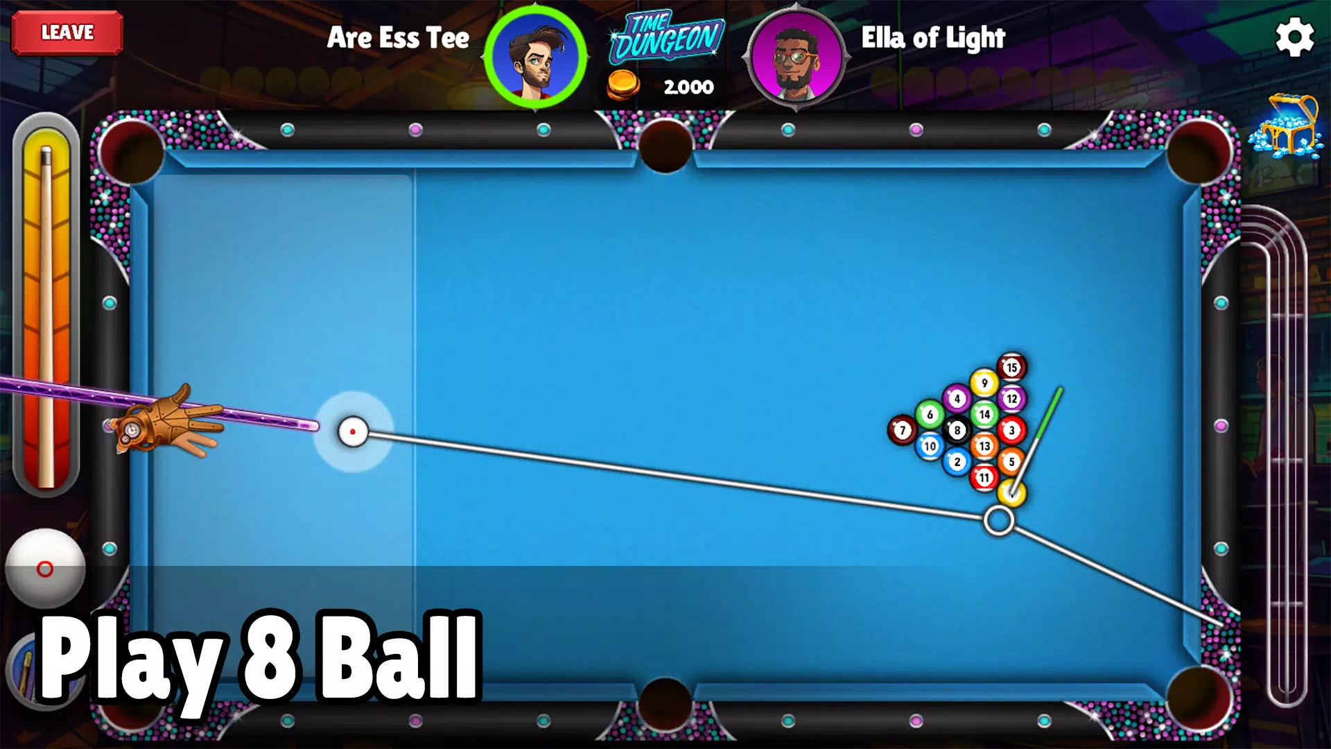 PoolStrike 8 ball pool offline Captura de pantalla 0