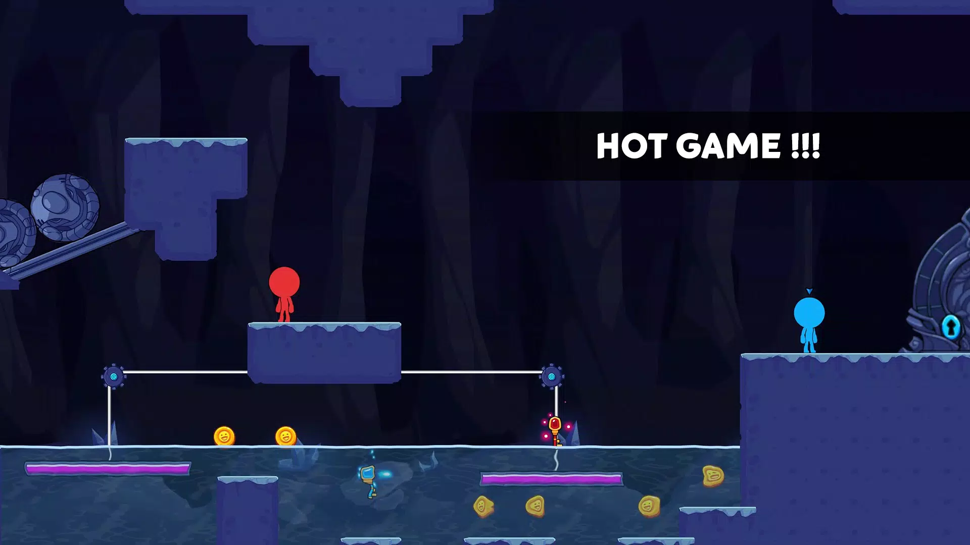 Stick World: Red Blue Journey Captura de tela 3