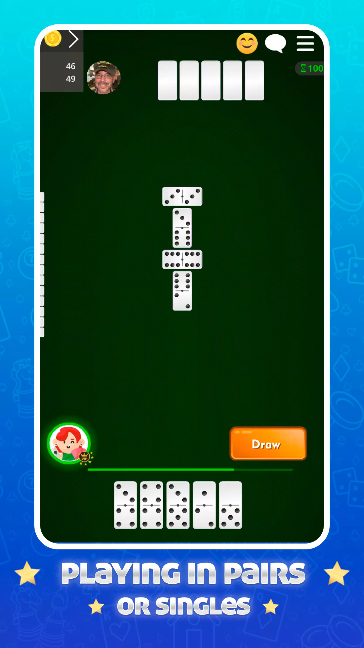 Dominoes Online - Classic Game スクリーンショット 3