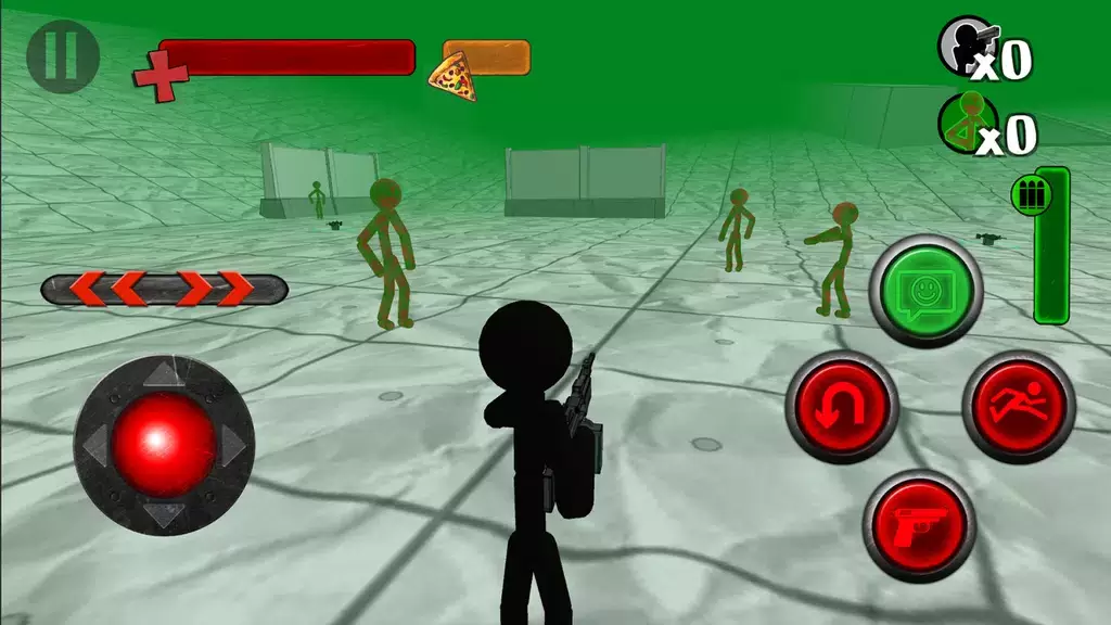 Stickman Zombie 3D Tangkapan skrin 0