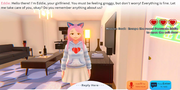 Yandere AI Girlfriend Sim Capture d'écran 0