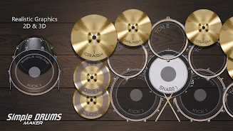 Schermata Drums Maker: Drum simulator 1