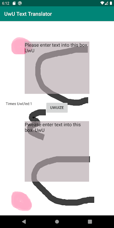 UwU Text Translator Tangkapan skrin 1