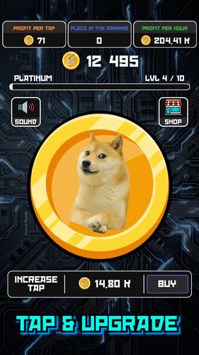 Crypto Clicker Doge Coin Idle应用截图第0张