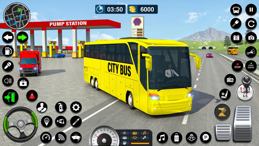 Bus Simulator Game: Coach Game ဖန်သားပြင်ဓာတ်ပုံ 2