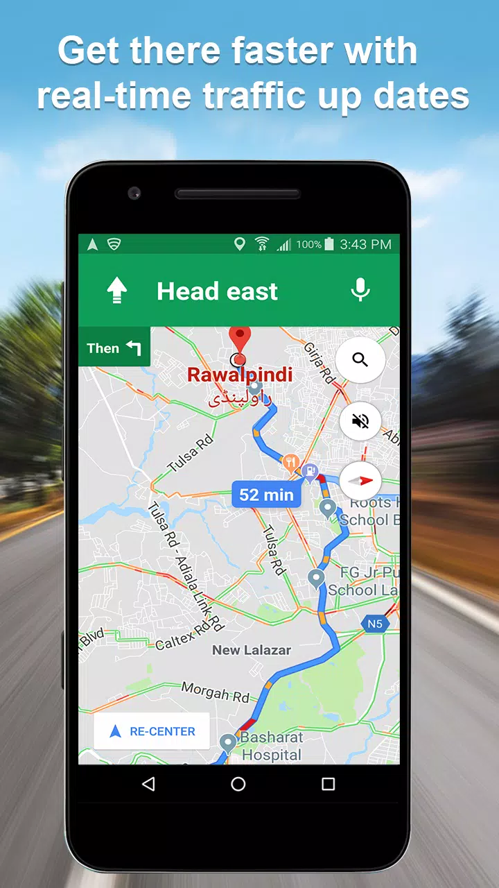 Maps GPS Navigation Route Directions Location Live स्क्रीनशॉट 1