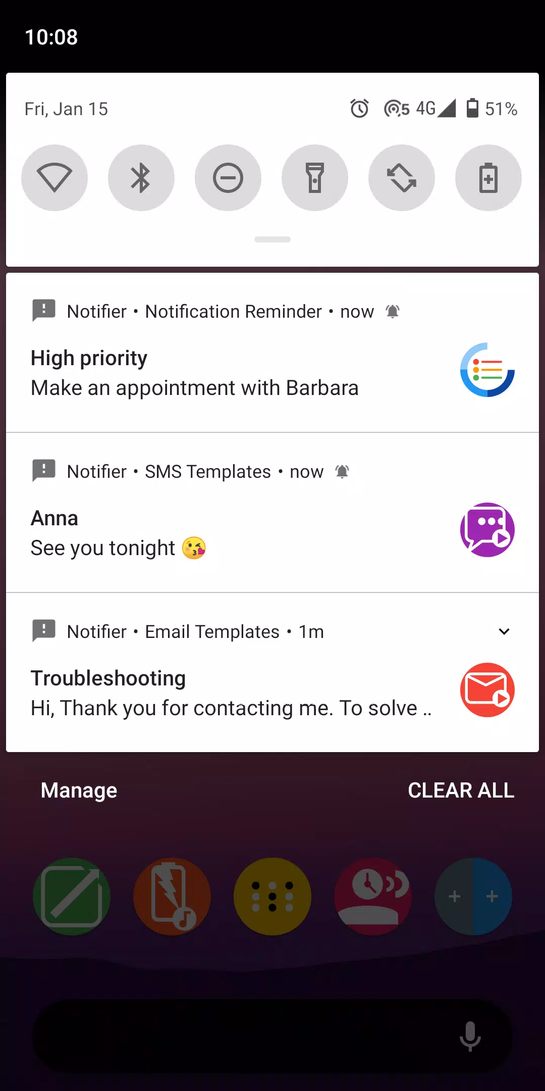Fake Notifications ภาพหน้าจอ 1