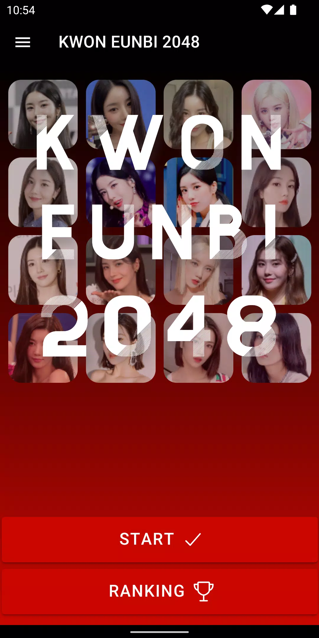 KWON EUNBI 2048 Game স্ক্রিনশট 1