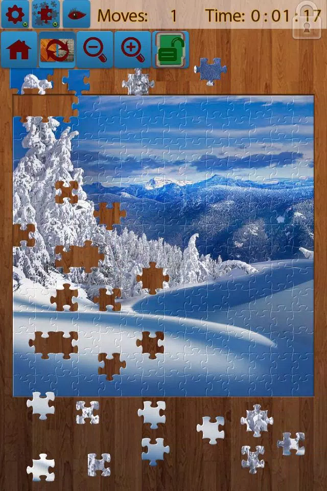 Snow Landscape Jigsaw Puzzles Ảnh chụp màn hình 0