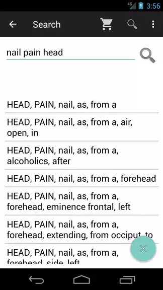 Homoeopathic Repertorium Captura de tela 3