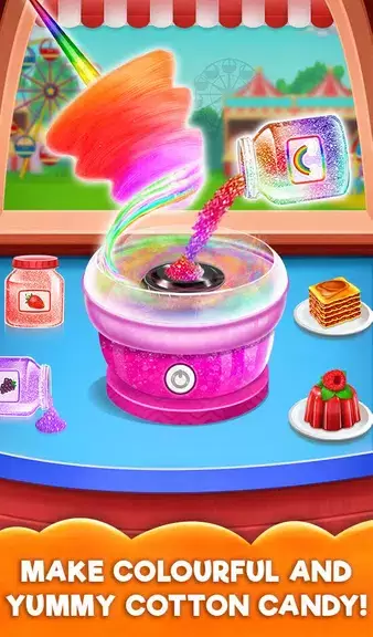 Cotton Candy Shop: Candy Maker Captura de tela 0