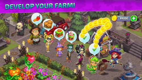 Monster Farm. Family Halloween Ảnh chụp màn hình 1