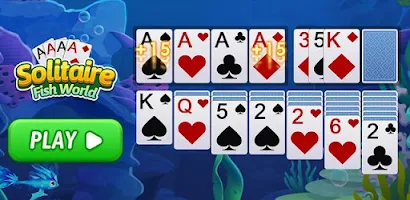 Solitaire Fish World-OceanTrip スクリーンショット 0