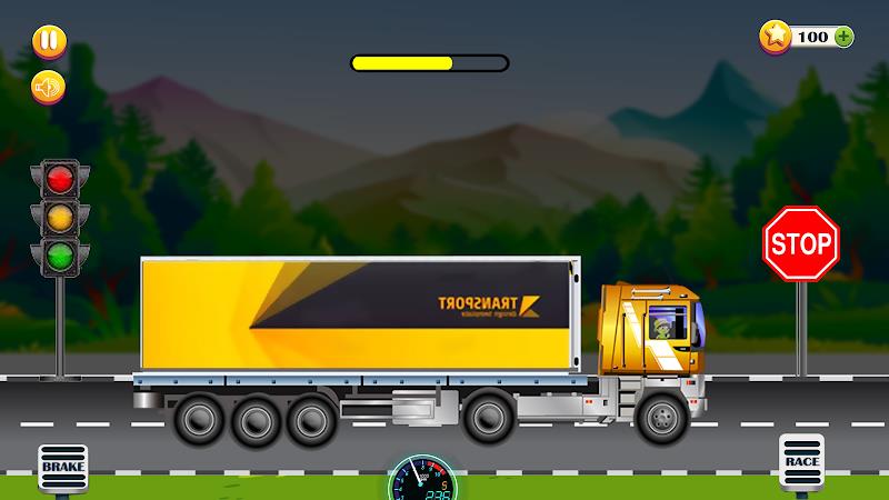 Cargo Truck Driving-Truck Game Schermafbeelding 0