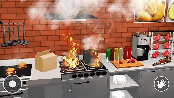 Cooking Simulator mod apk bac à sable