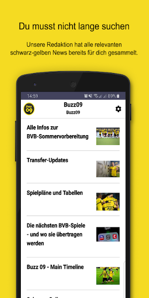 Buzz09–die schwarz-gelben News 스크린샷 1