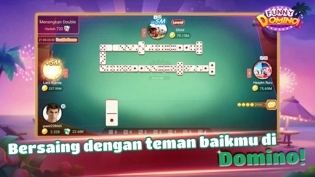 Funny Domino:Gaple QiuQiu應用截圖第1張