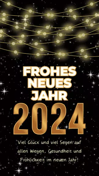 Neujahrswünsche und Grüße 2024 Zrzut ekranu 2