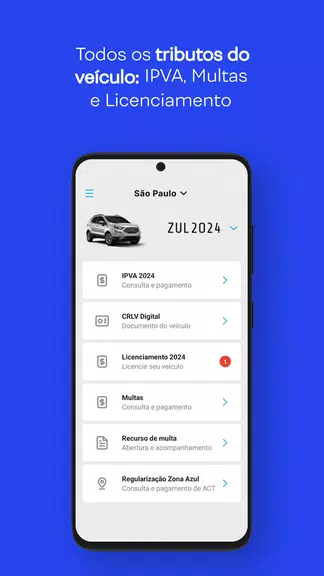 Zul+ Zona Azul SP, IPVA, Tag + Captura de pantalla 1