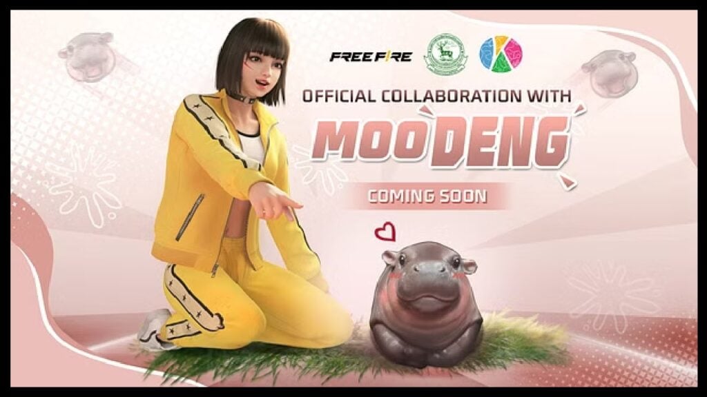 Garena는 곧 바이러스 성 아기 Pygmy Hippo Moo Deng을 Free Fire로 데려옵니다!