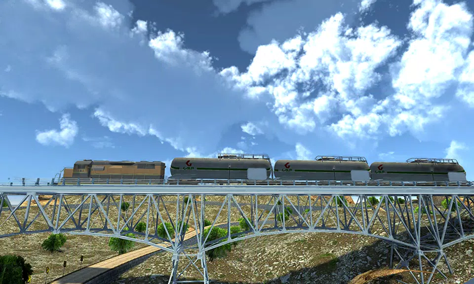 Oil Tanker Train Driving Sim Captura de tela 3