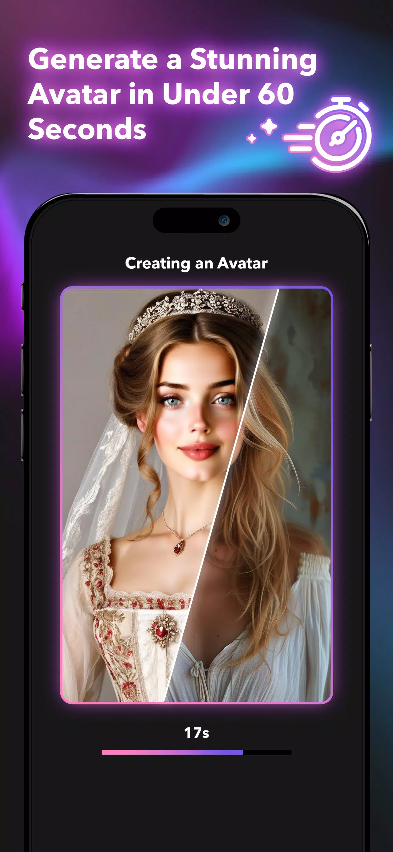 Aurora: AI Portrait Generator Captura de pantalla 0