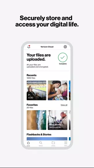 Verizon Cloud ภาพหน้าจอ 0