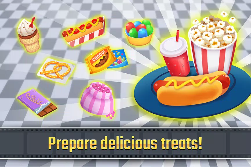 My Cine Treats Shop: Food Game Скриншот 2