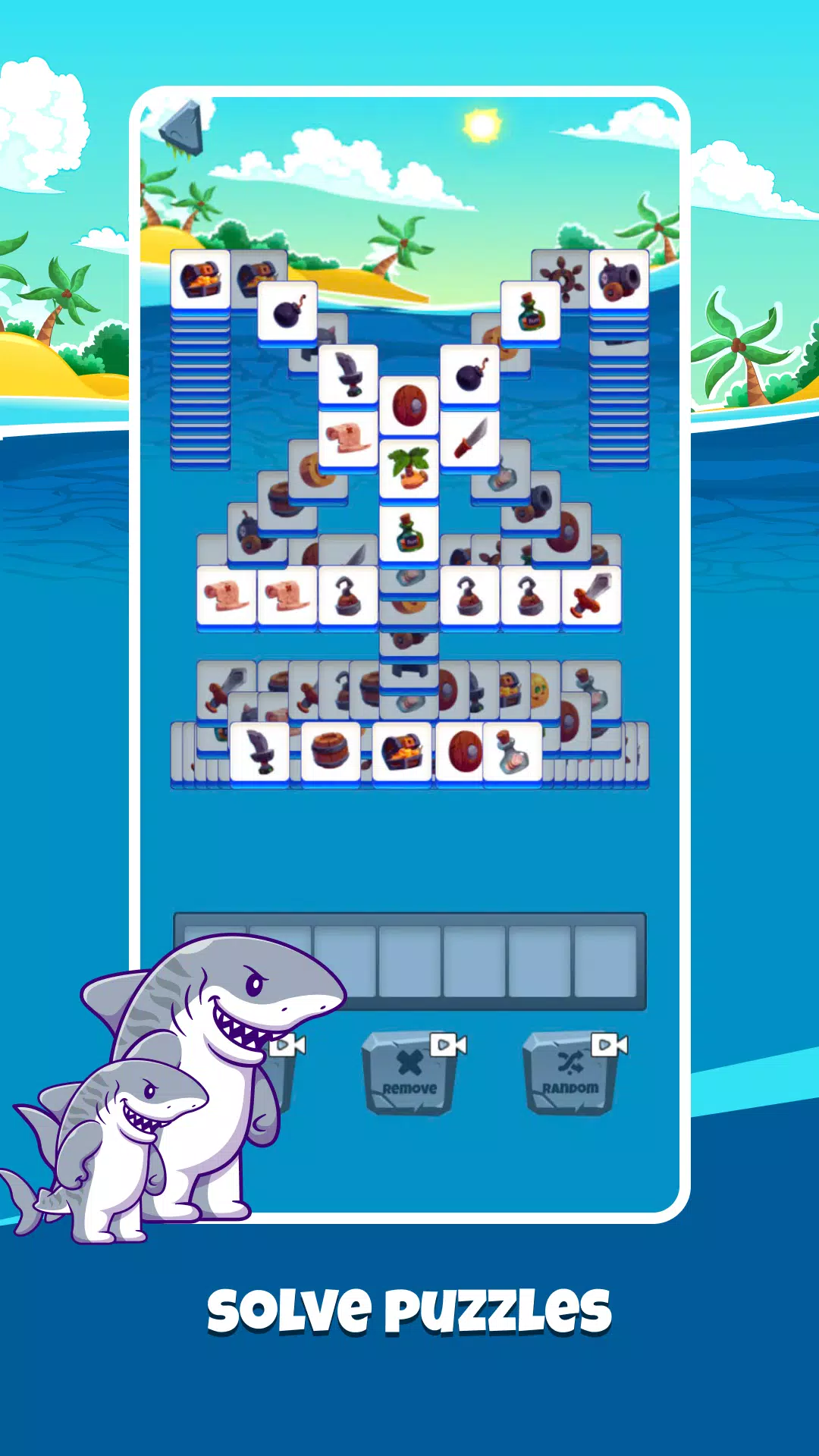 Shark Attack:Match Puzzle Game Zrzut ekranu 1