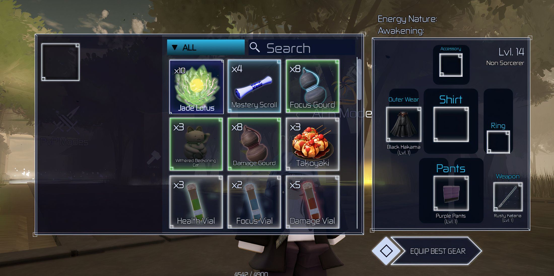 Inventory Screen