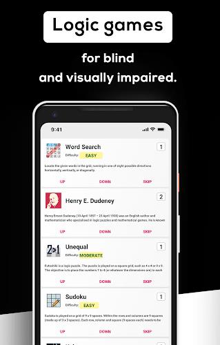 Games for visually impaired 스크린샷 0