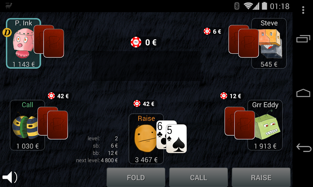 Bots Don’t Bluff Offline Poker ဖန်သားပြင်ဓာတ်ပုံ 1