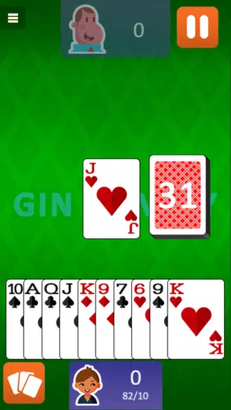 Gin Rummy Free Card Game স্ক্রিনশট 2