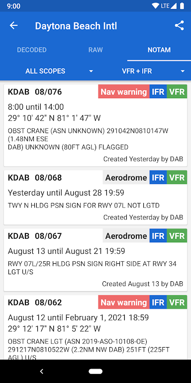 Avia Weather – METAR & TAF Mod 스크린샷 3