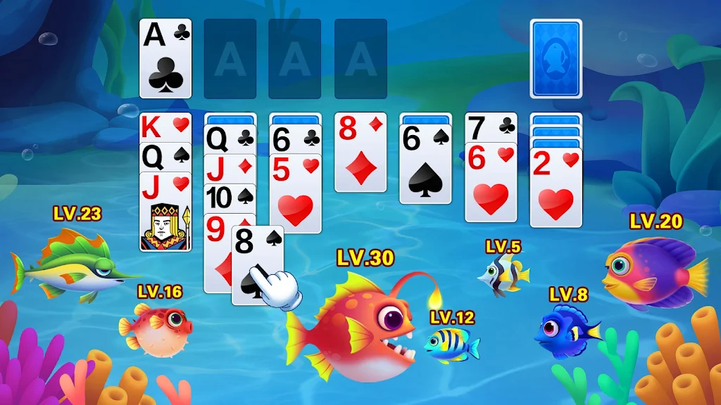 Solitaire Fish 2024 Schermafbeelding 2