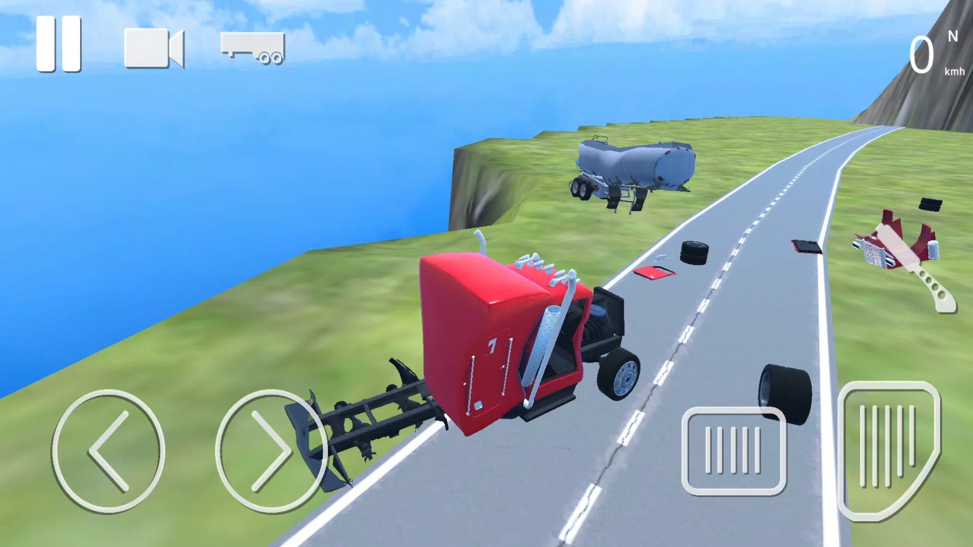 Truck Crash Simulator Accident Captura de pantalla 0