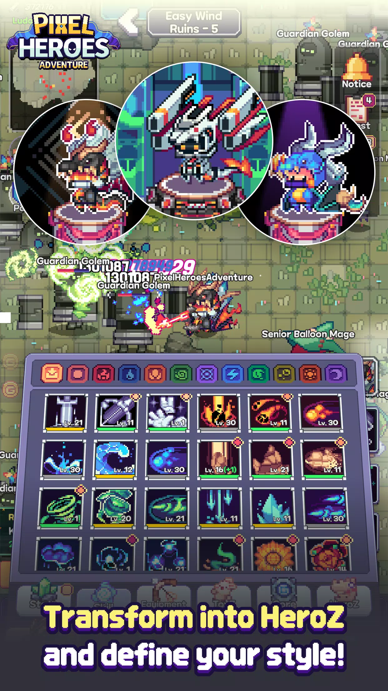 Pixel Heroes Adventure Captura de pantalla 2