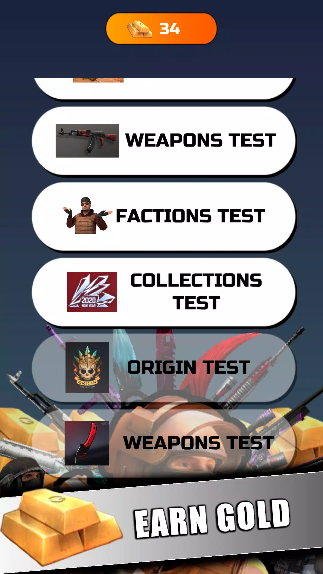 STANDOFF 2 - Mega Quiz ภาพหน้าจอ 2