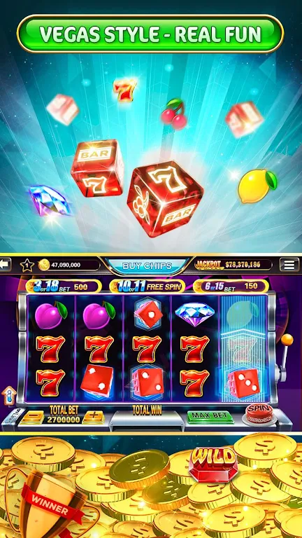 Lucky Vegas Casino: Slots Game Captura de tela 3