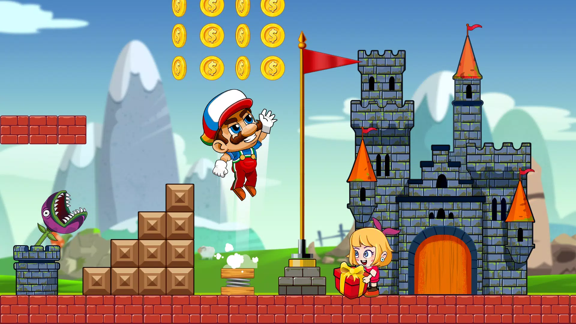 Super Bean Bros: Running Games Schermafbeelding 2