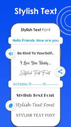 Fonts Keyboard : Stylish Font ဖန်သားပြင်ဓာတ်ပုံ 1