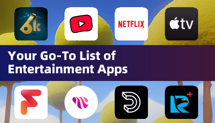 Uw go-to-lijst met entertainment-apps