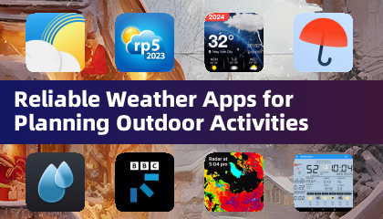 App meteorologiche affidabili per la pianificazione di attività all'aperto
