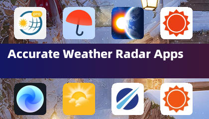 Aplicativos precisos de radar meteorológico